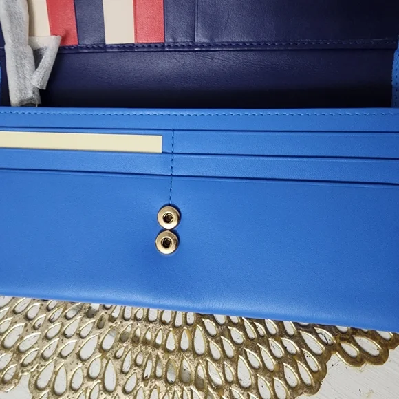 RADLEY LONDON BLUE LEATHER WALLET NWT - Picture 6 of 13